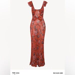 Realisation Par Red Floral Maxi Dress